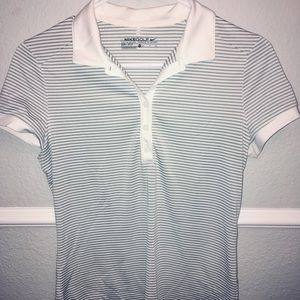 Nike Dri-Fit Striped Golf Polo Shirt